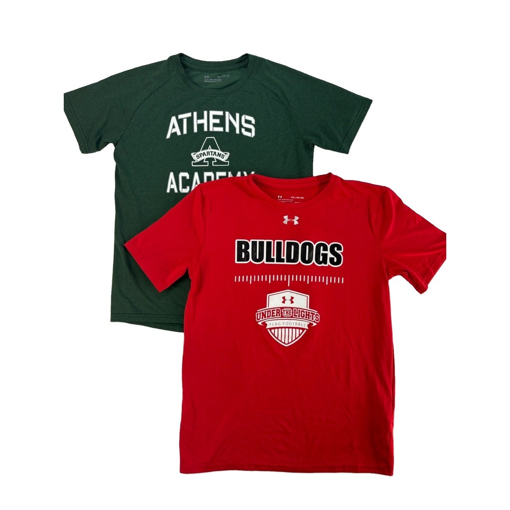 Bundle Boys Athletic Dri Fit T-shirts Athens Georgia Bulldogs Youth XL